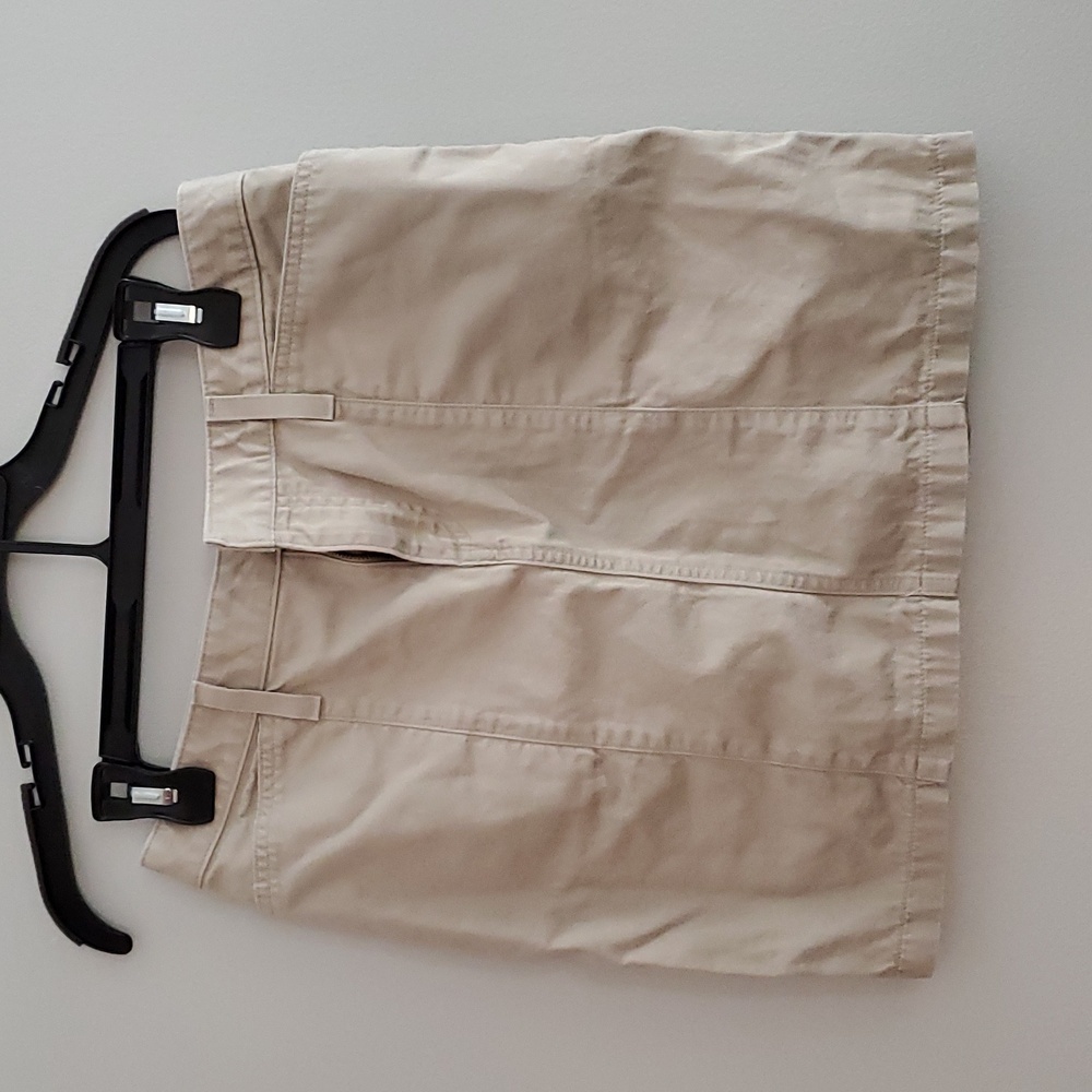 Old Navy size 8 "Twill" beige skirt 2001